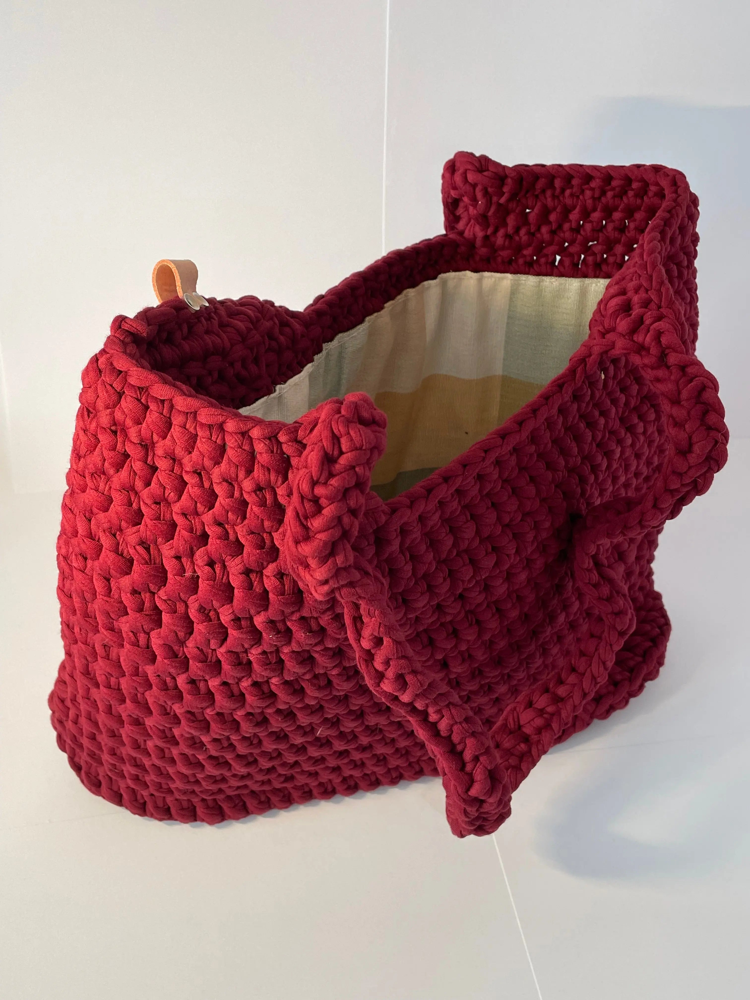 Crochet store Bag, Double Handles - #114